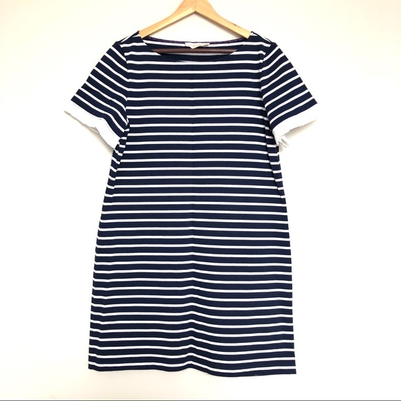 Tory burch striped mini dress with ruffles - Picture 2 of 5